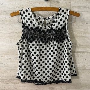 Polka Dots Black and White Size XSmall/Small